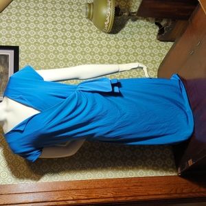 Royal Blue Stretch Jersey Dress